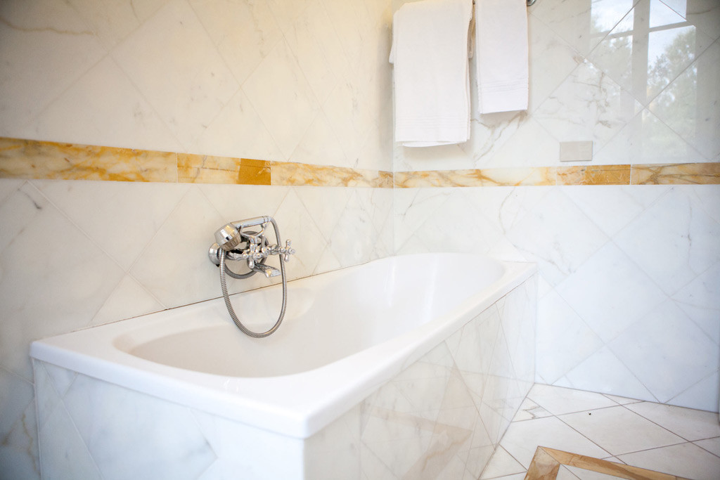 vasca da bagno della villa