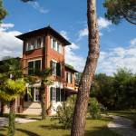 giardino villa toscana in affitto